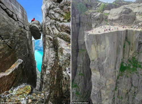 'Stunned'  in front of majestic natural scenery in Norway - 9